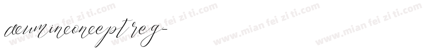 acuminconcept reg字体转换